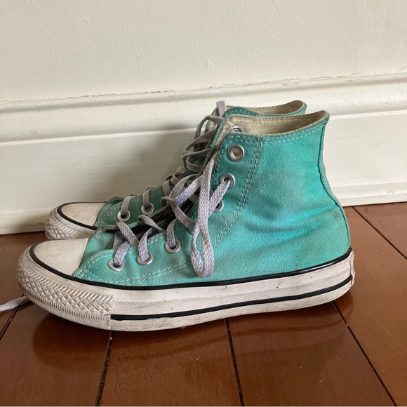 Teal converse - Picture 2 of 5